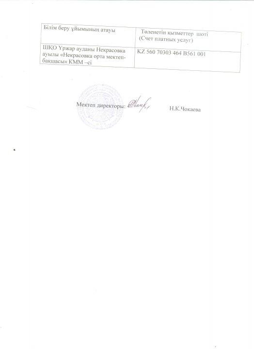 спонсорский счет, счет платных услуг